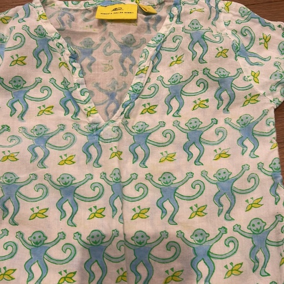 Roller Rabbit Monkey Swim Cover Up - Size 1 - Picture 3 of 4